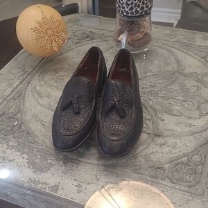 GENUINE Baffin SEAL Tassel MEN'S VINTAGE LEATHER Loafers 8.5 D